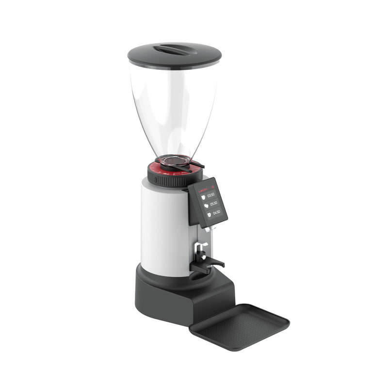 Leon 700 commercial coffee grinder with 64 mm flat burrs for consistent grind quality