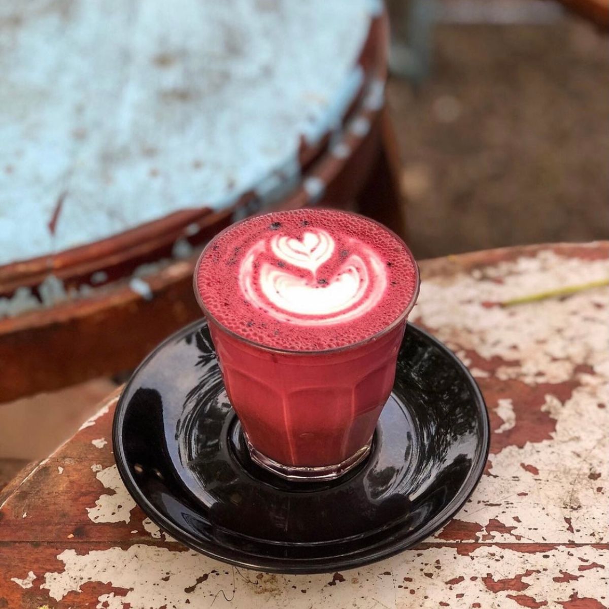 Beetroot & Ginger Blend - serving suggestion