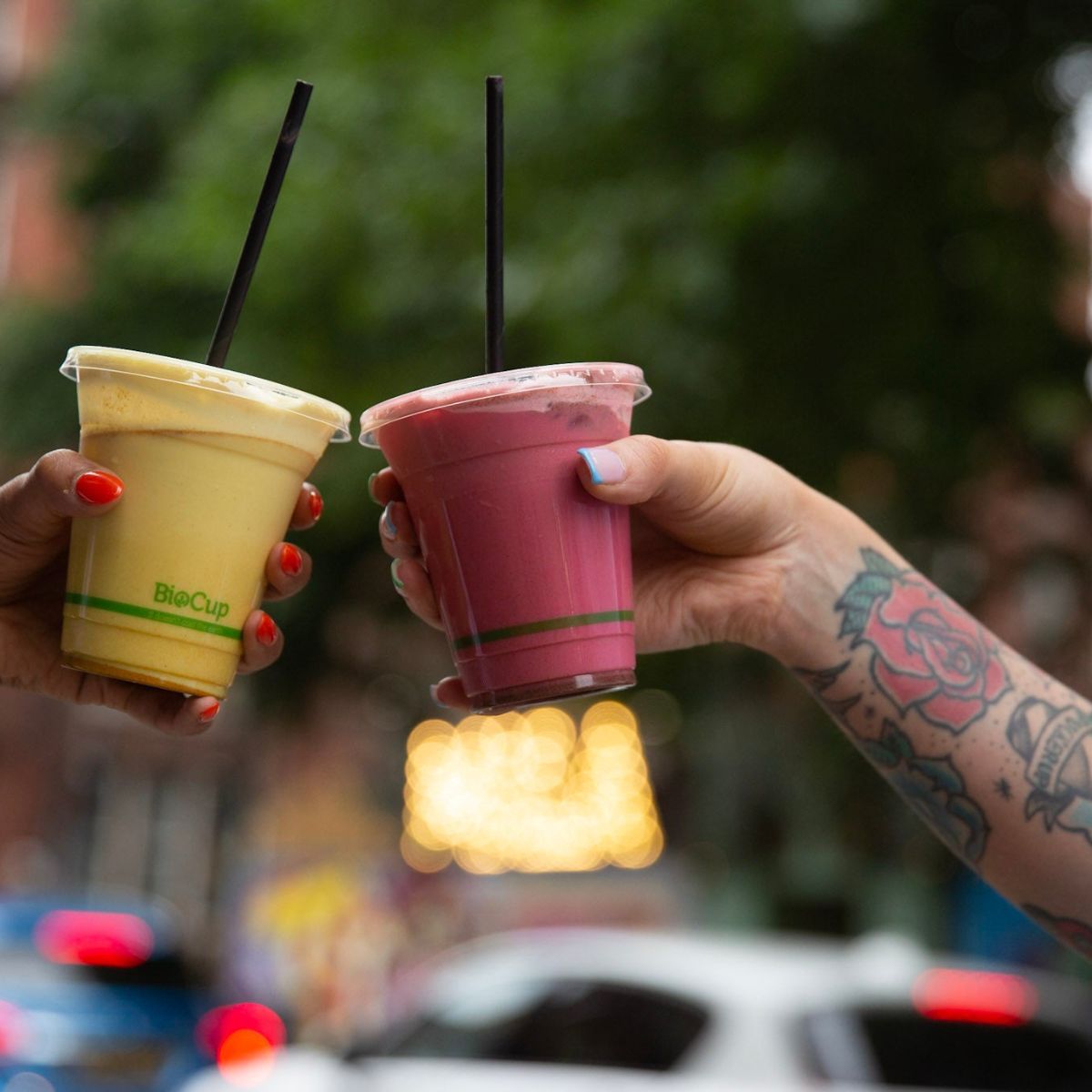 Beetroot & Ginger Blend - serving suggestion