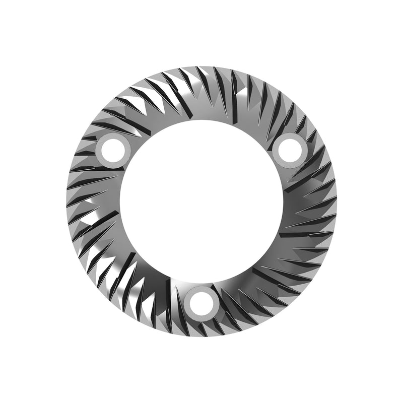64 mm flat steel burr from the Leon 600 commercial coffee grinder for consistent grind