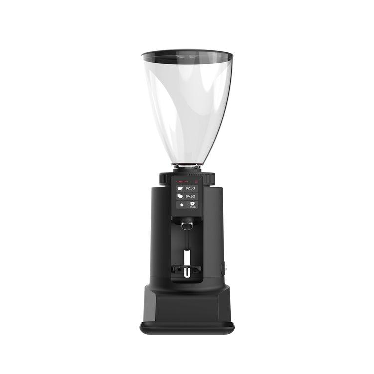 Leon 700 commercial coffee grinder with digital display and large hopper