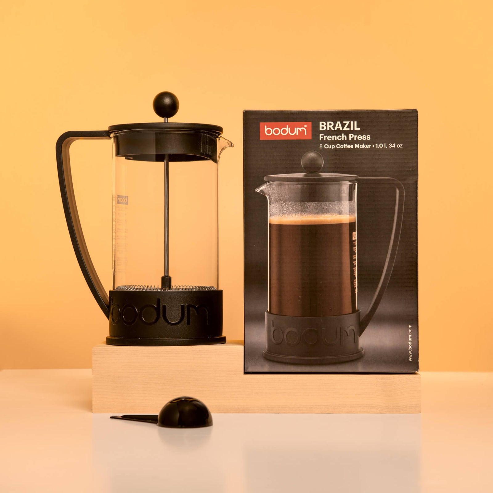 600ml French Press Koffiezetapparaat - Glazen Cafetière met RVS Filter 600ml French Press Koffiezetapparaat - Glazen Cafetière met RVS Filter