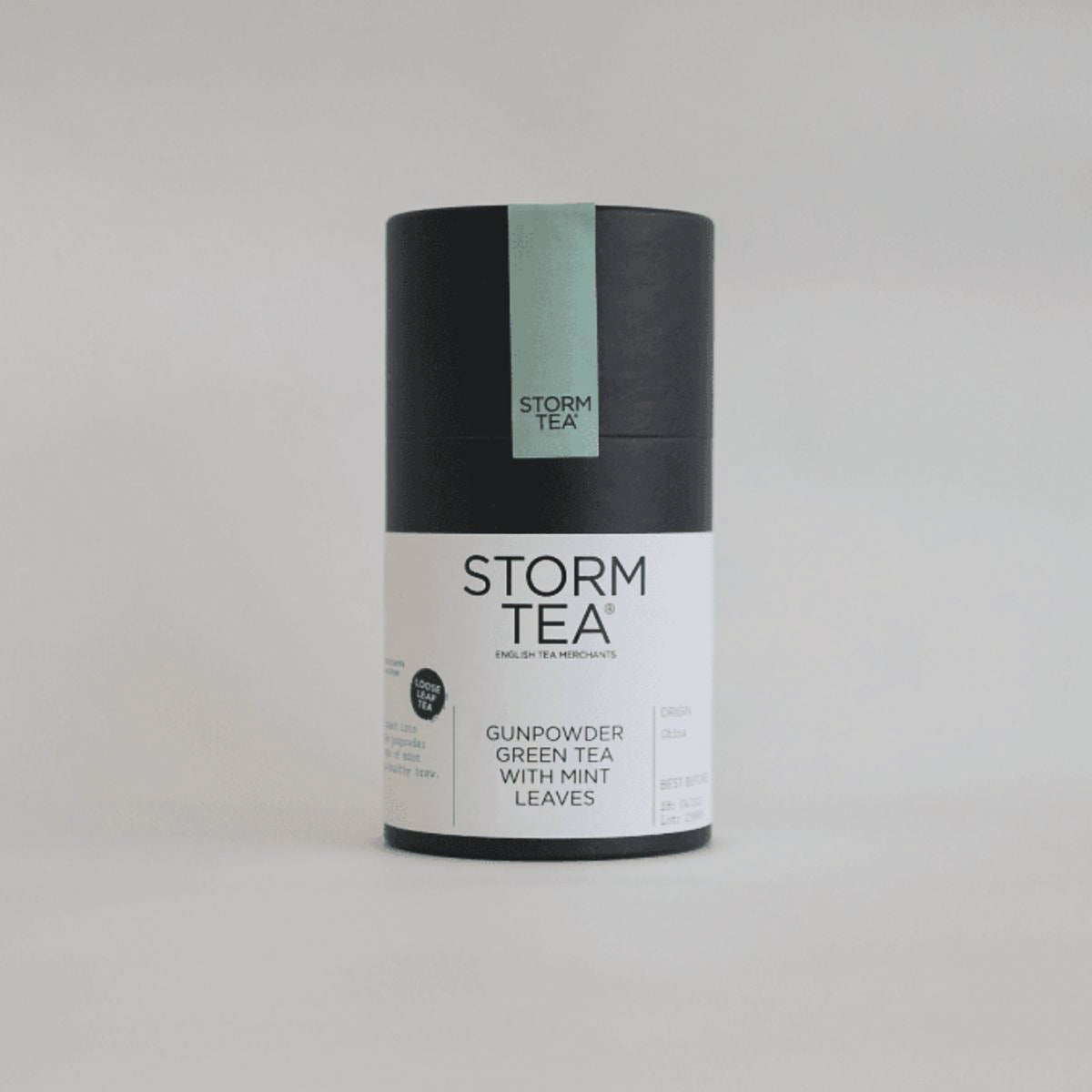 Storm Tea - Handcrafted Gunpowder Tea with Peppermint