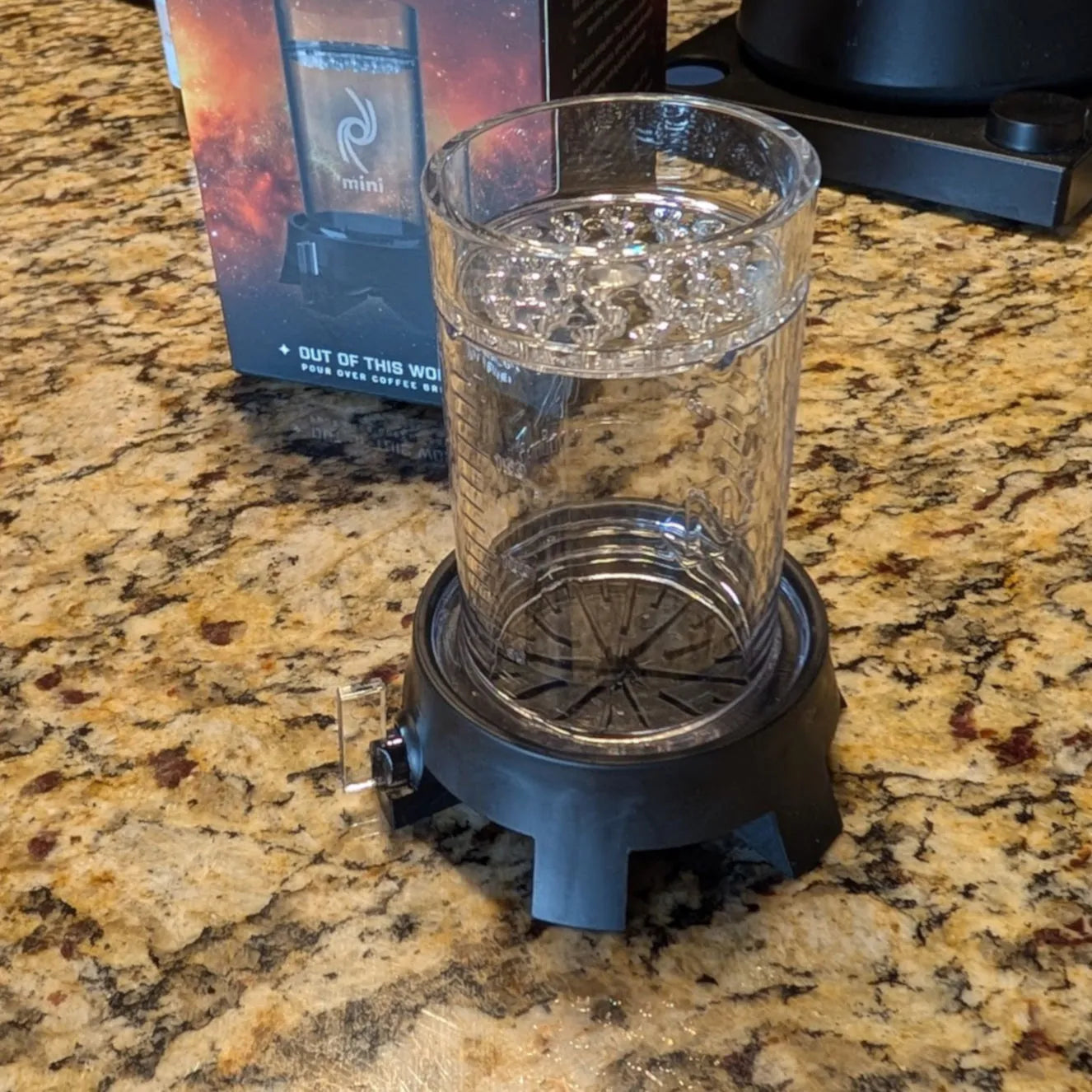 NextLevel Mini PULSAR™ Brewer on a kitchen worktop