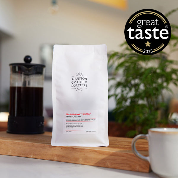 Rounton Coffee Roasters | 6kg Decaf Coffee Beans | Medium Roast | 6 X 1kg Bags.. | UK