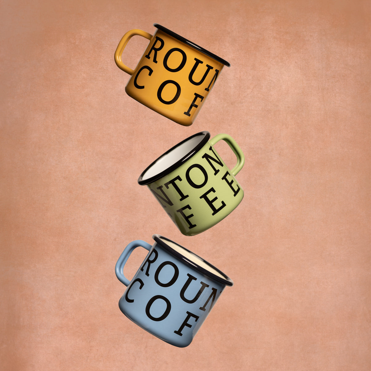 Rounton Coffee Enamel Mug