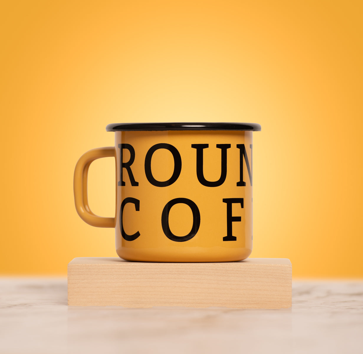 Rounton Coffee Enamel Mug