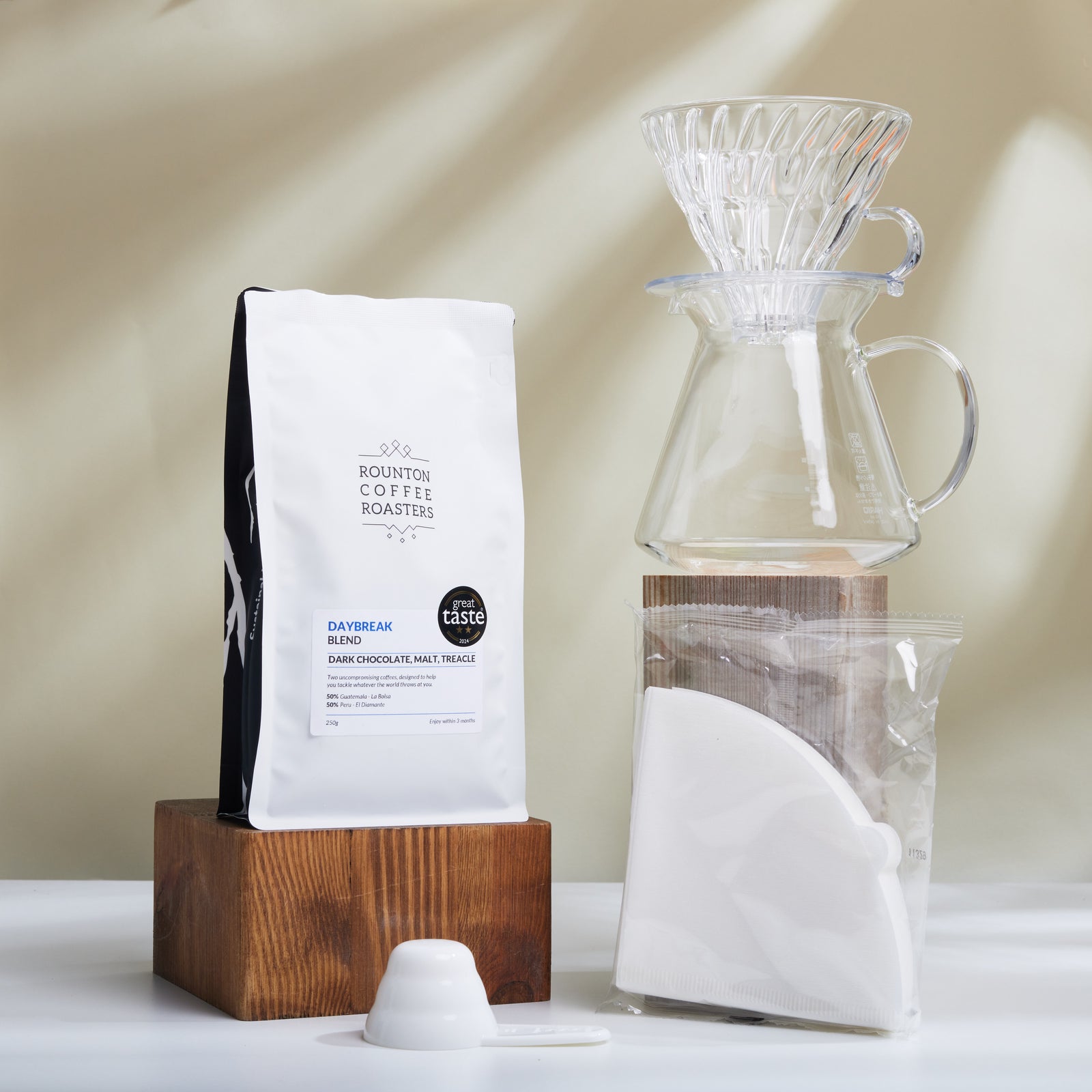 Simply Hario V60 Glass Brewing Gift Set Rounton Coffee