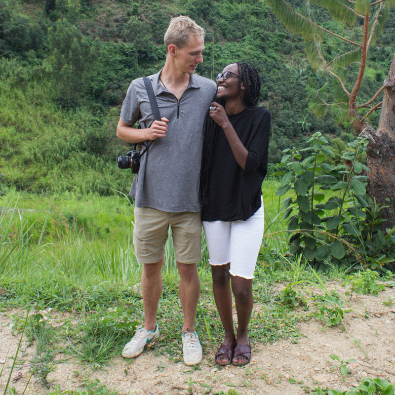 Luke and Bernice from Rwamatamu coffee